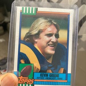 Kevin Greene LA Rams 1990 Topps card